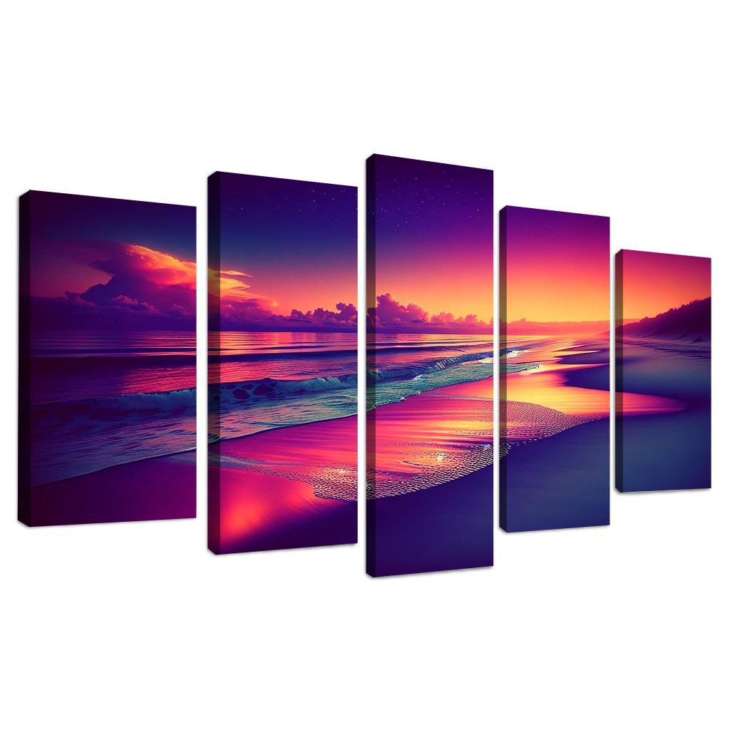 Whispering Tides Peaceful Retreat Custom Paintings Frame