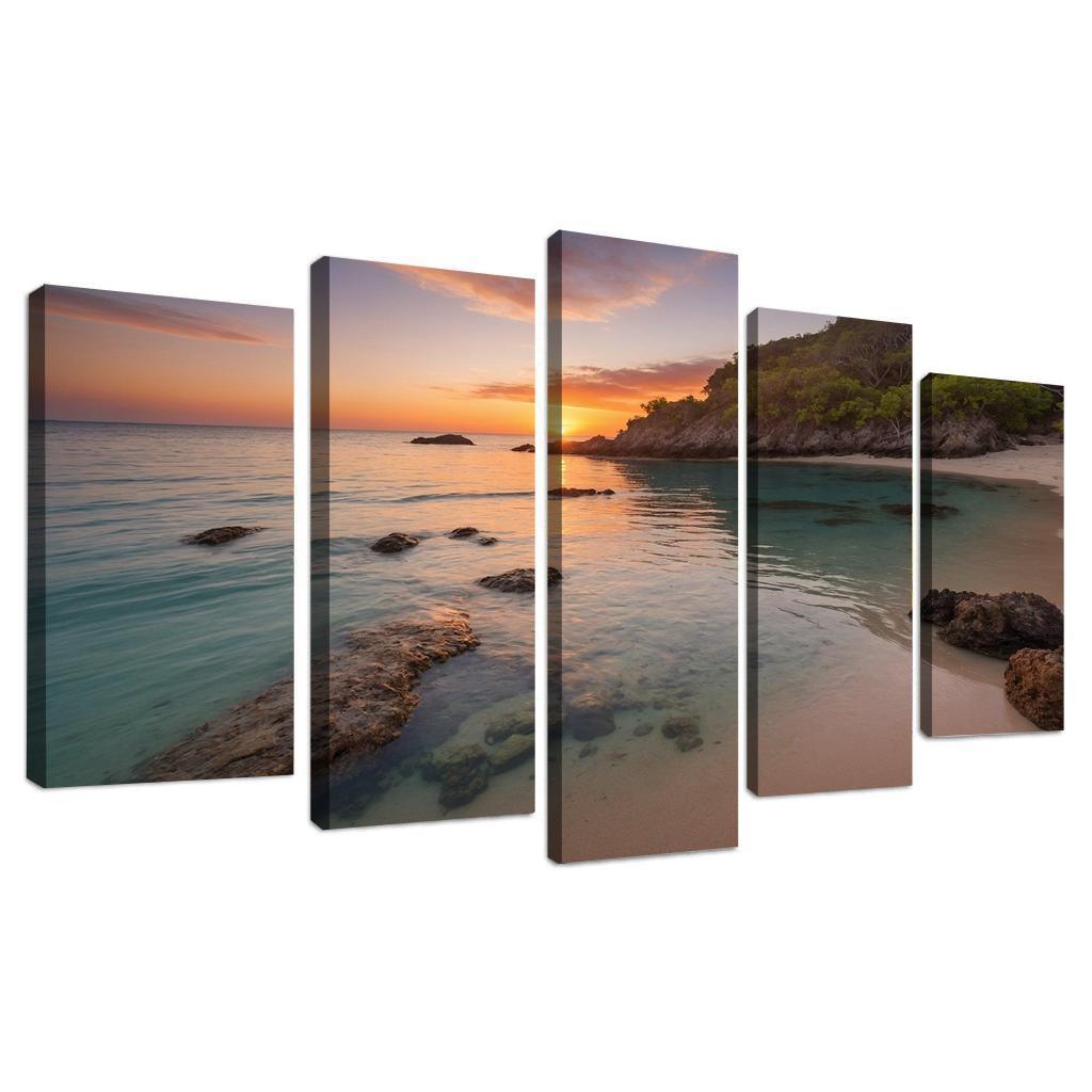 Serene Embrace Of Coral Bay Art Trends