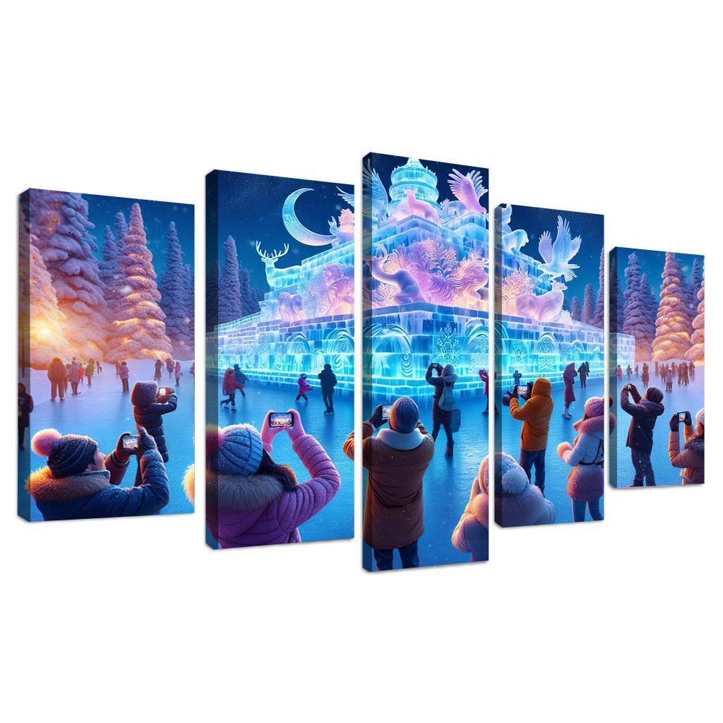 Harbin International Ice And Snow Sculpture Festival - China Modern Paintings Frame