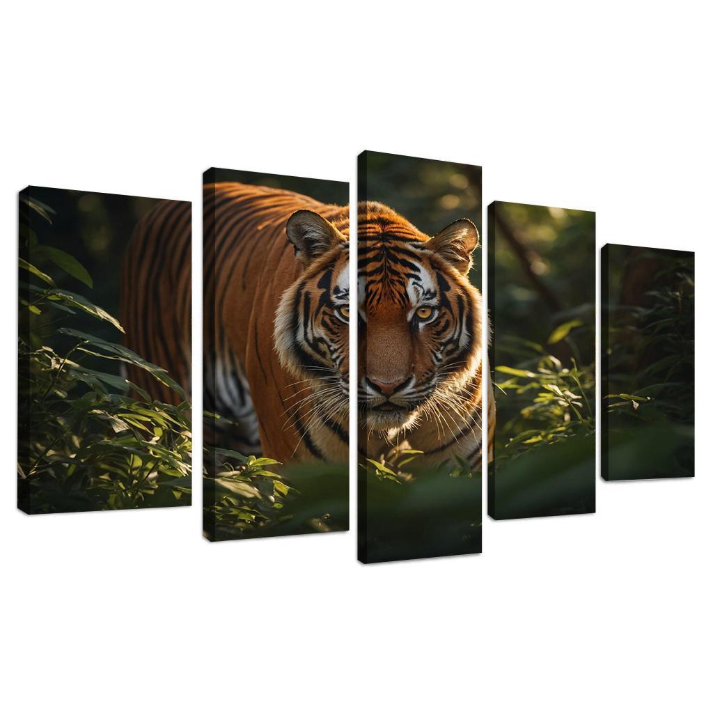 The Majestic Bengal Tiger A Striped Icon Of The Wild Custom Paintings Frame