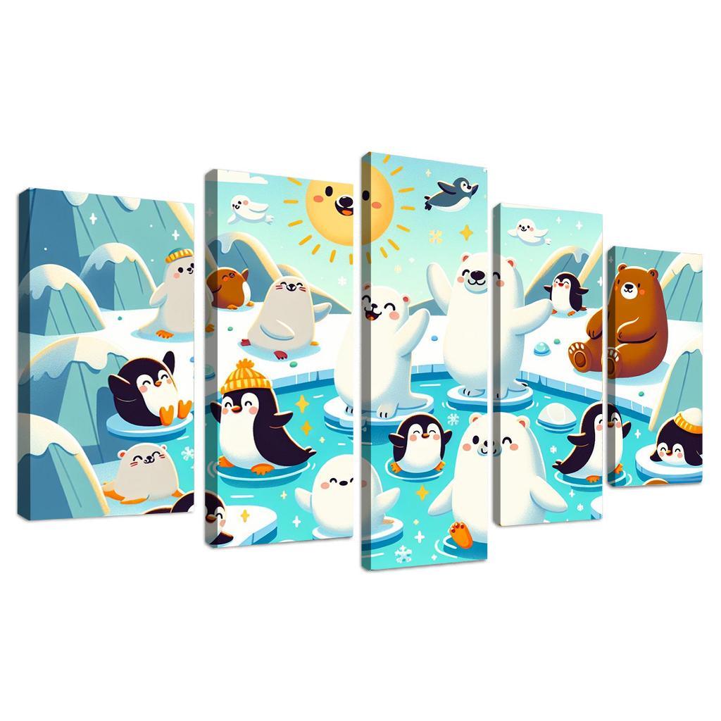 Adventurous Arctic Animals Premium Artwork Frames