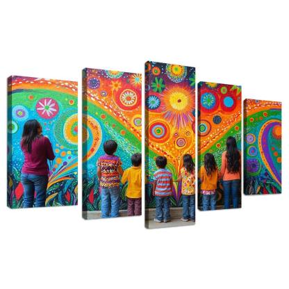 A Mothers Love The Heartbeat Of The Family Custom Paintings Frame