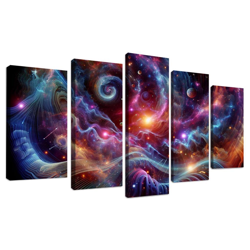 Celestial Interplay Of Frequencies Premium Artwork Frames