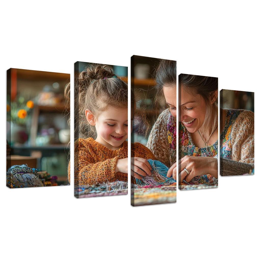 Threads Of Time A Mothers Lifelong Journey Canvas Paintings Frame