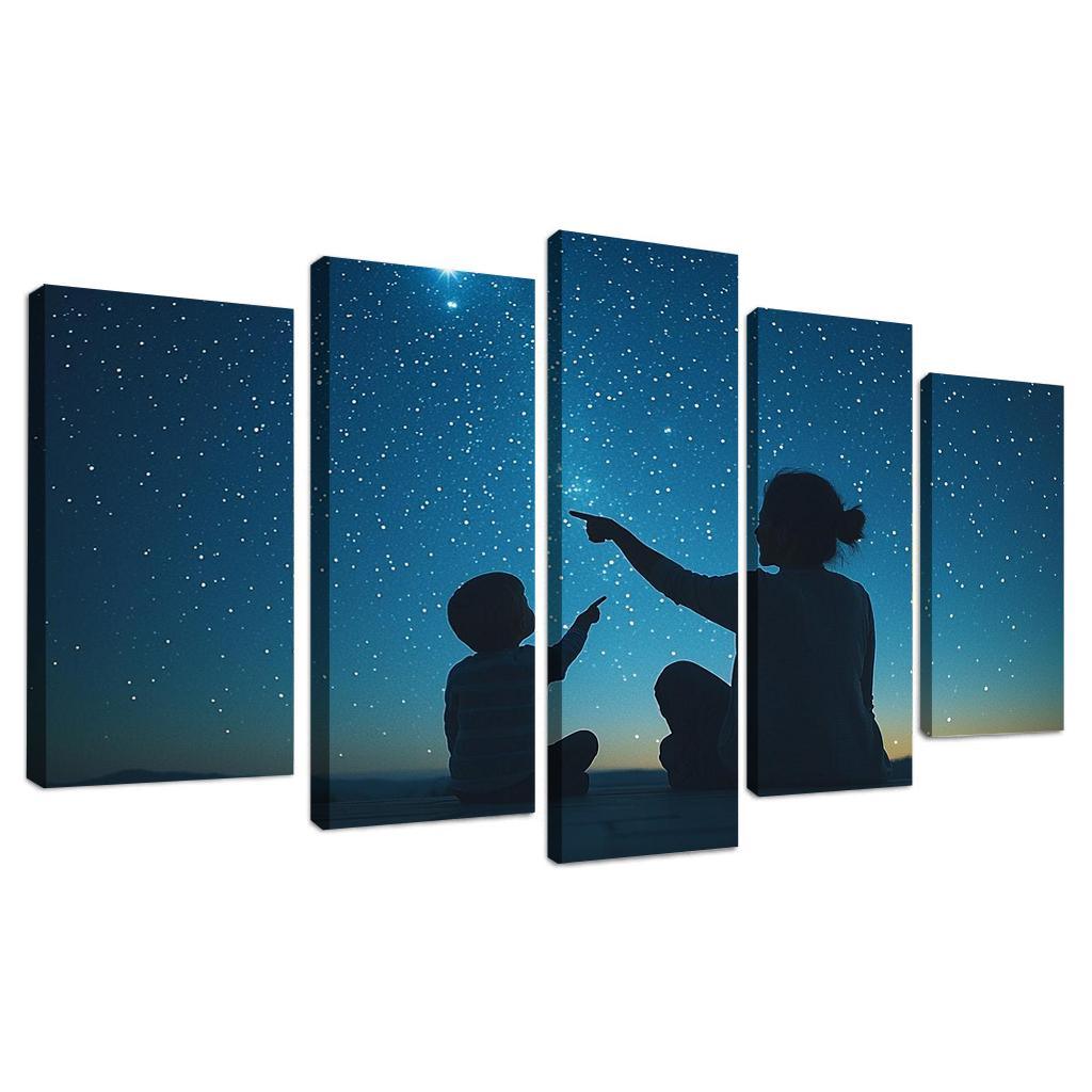 Guiding Stars Lessons In The Night Custom Paintings Frame