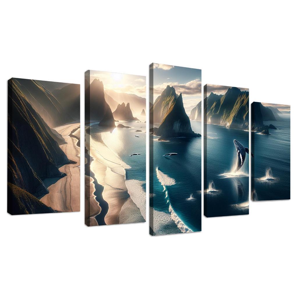 Whale Watching Point Custom Paintings Frame