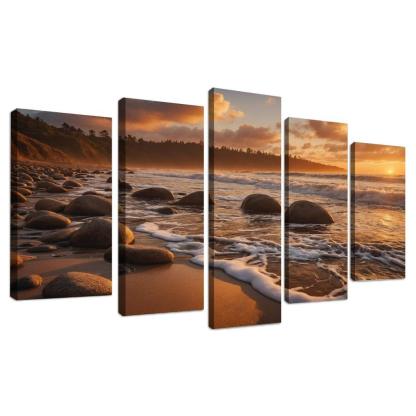 The Enchanted Coast Of Amber Waves Art Trends