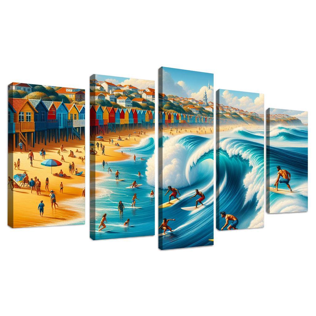 Waves Of Adventure Surfing Retreat Custom Paintings Frame