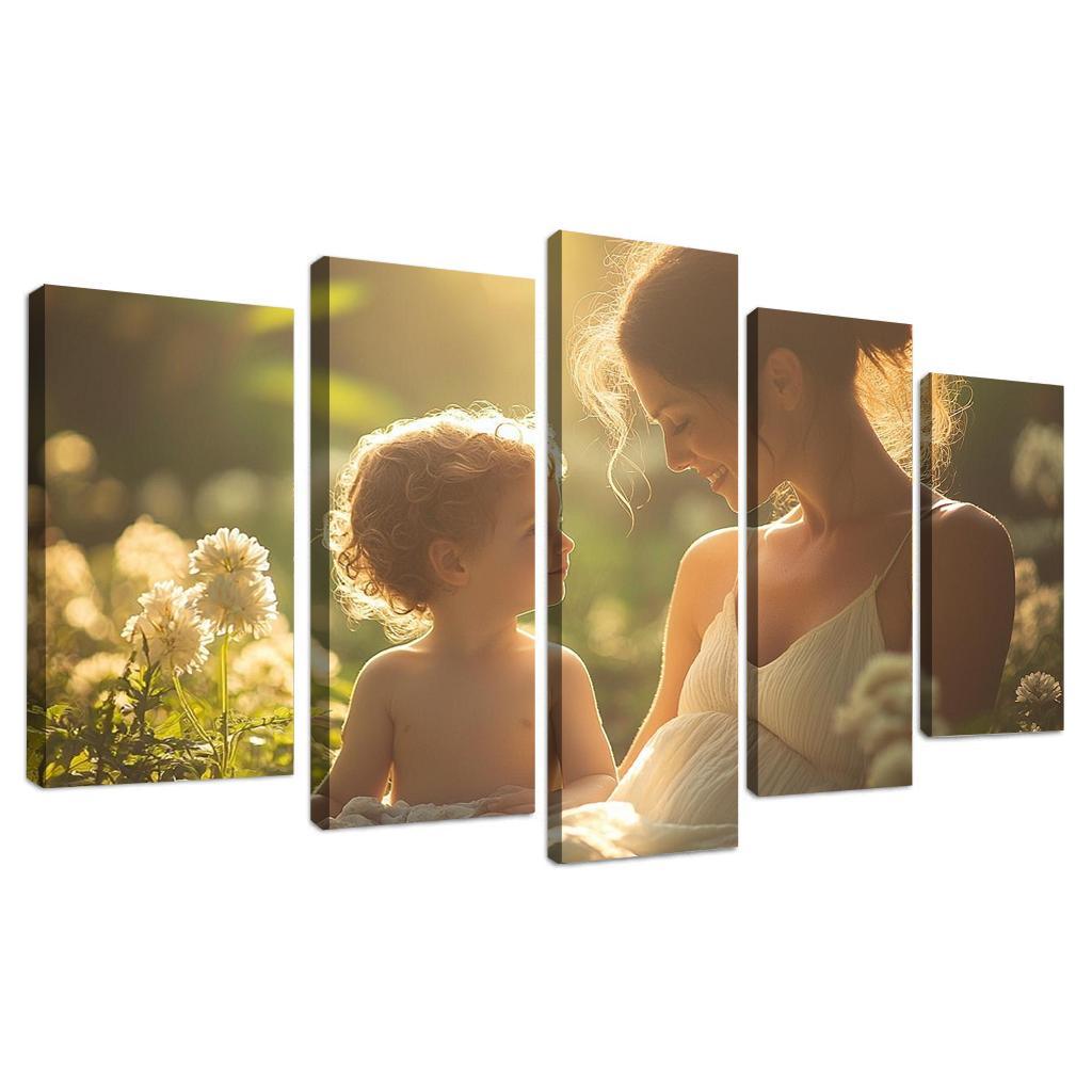 A Heartfelt Connection The Unspoken Bond Of Love Canvas Paintings Frame