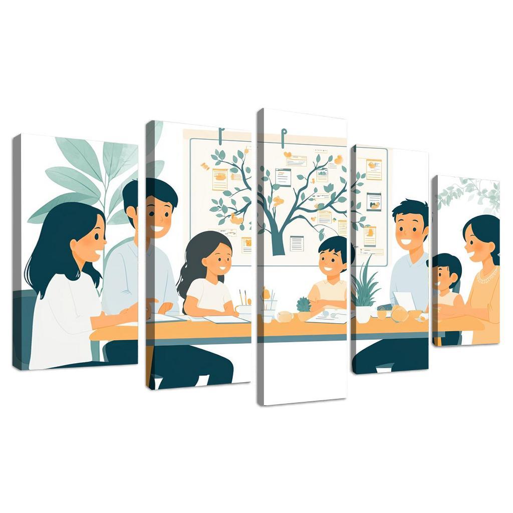 The Bonds We Share A Mothers Love Modern Paintings Frame