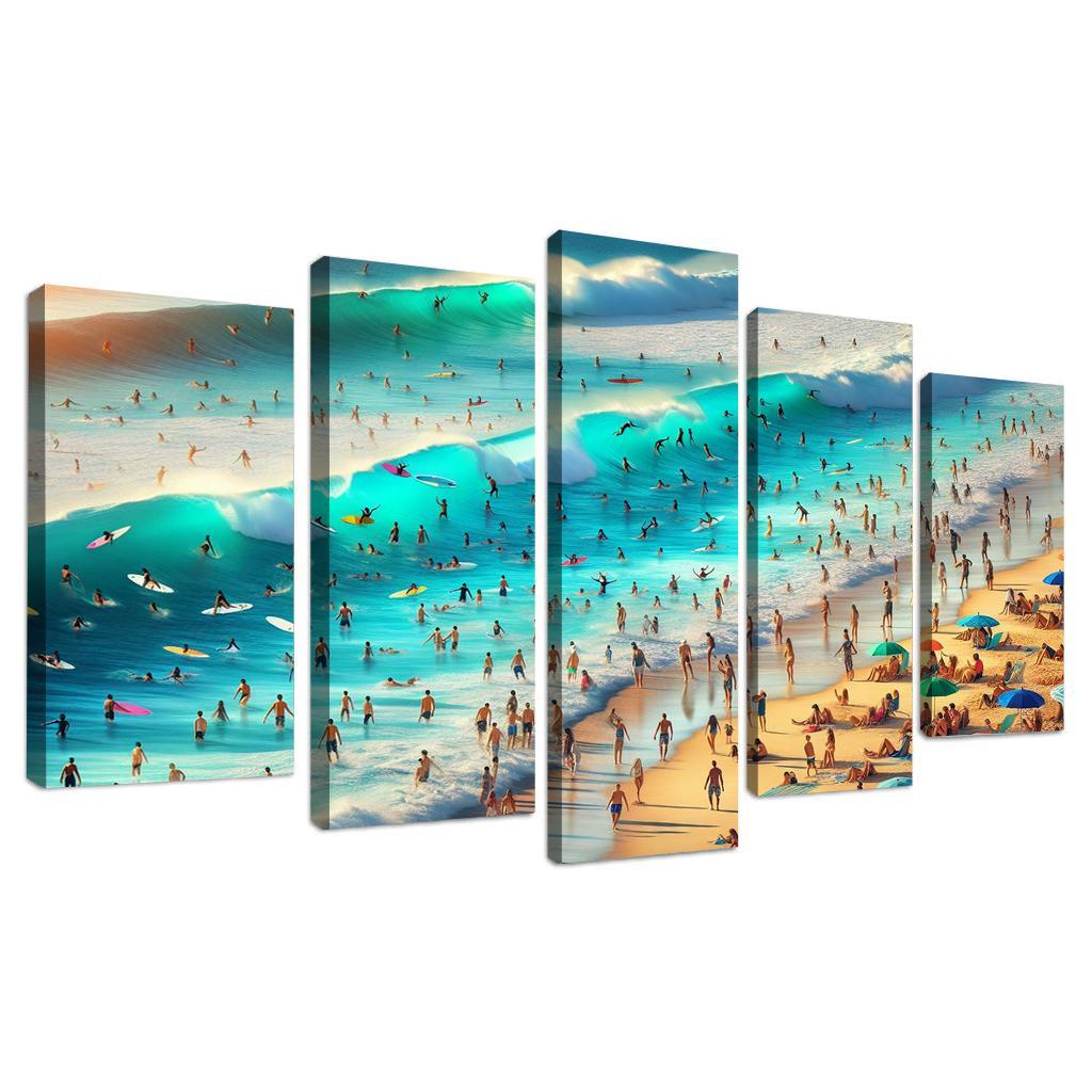 Blue Wave Oasis Adventure Awaits Art Trends