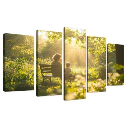 In Every Breath The Essence Of Motherhood Custom Paintings Frame