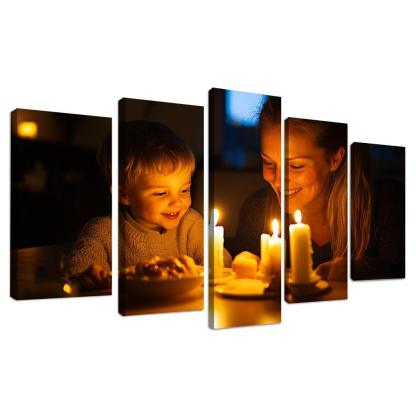 Candlelight Moments Illuminating Love Custom Paintings Frame