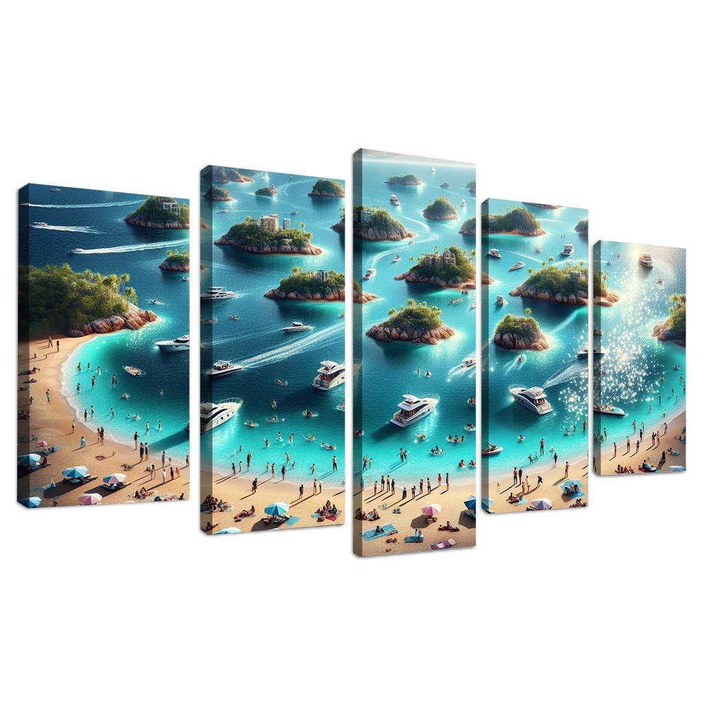 Island Hopping Adventure Premium Artwork Frames