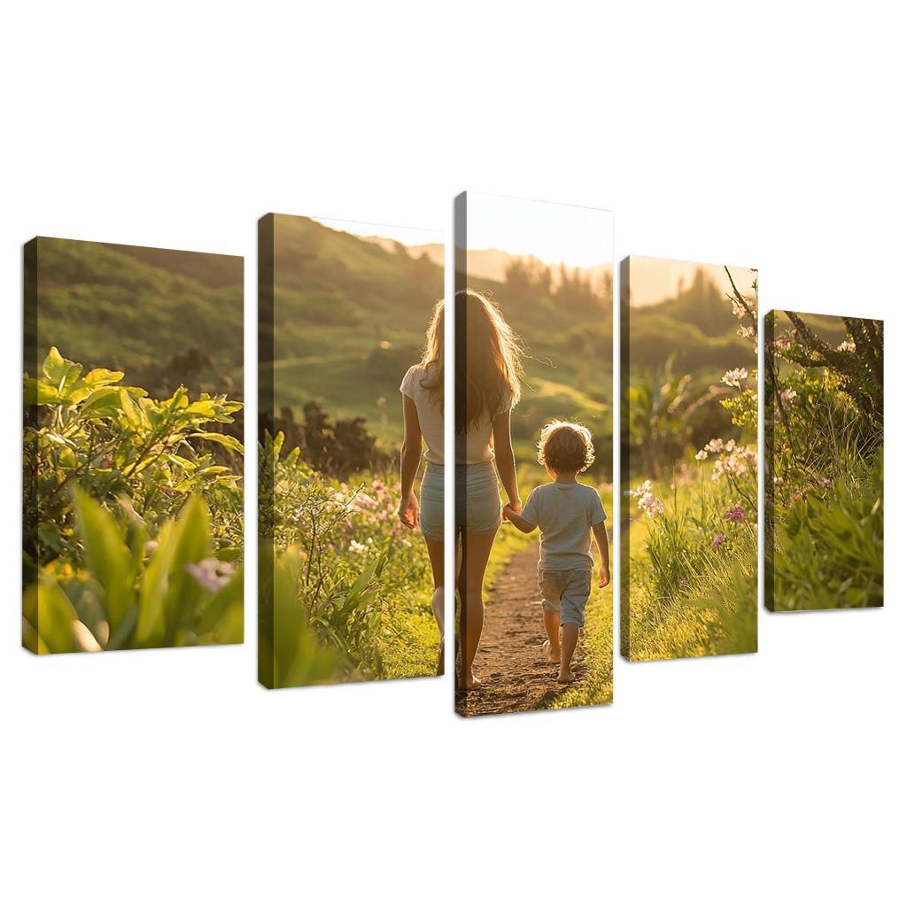 The Journey Of Togetherness A Mothers Path Custom Paintings Frame