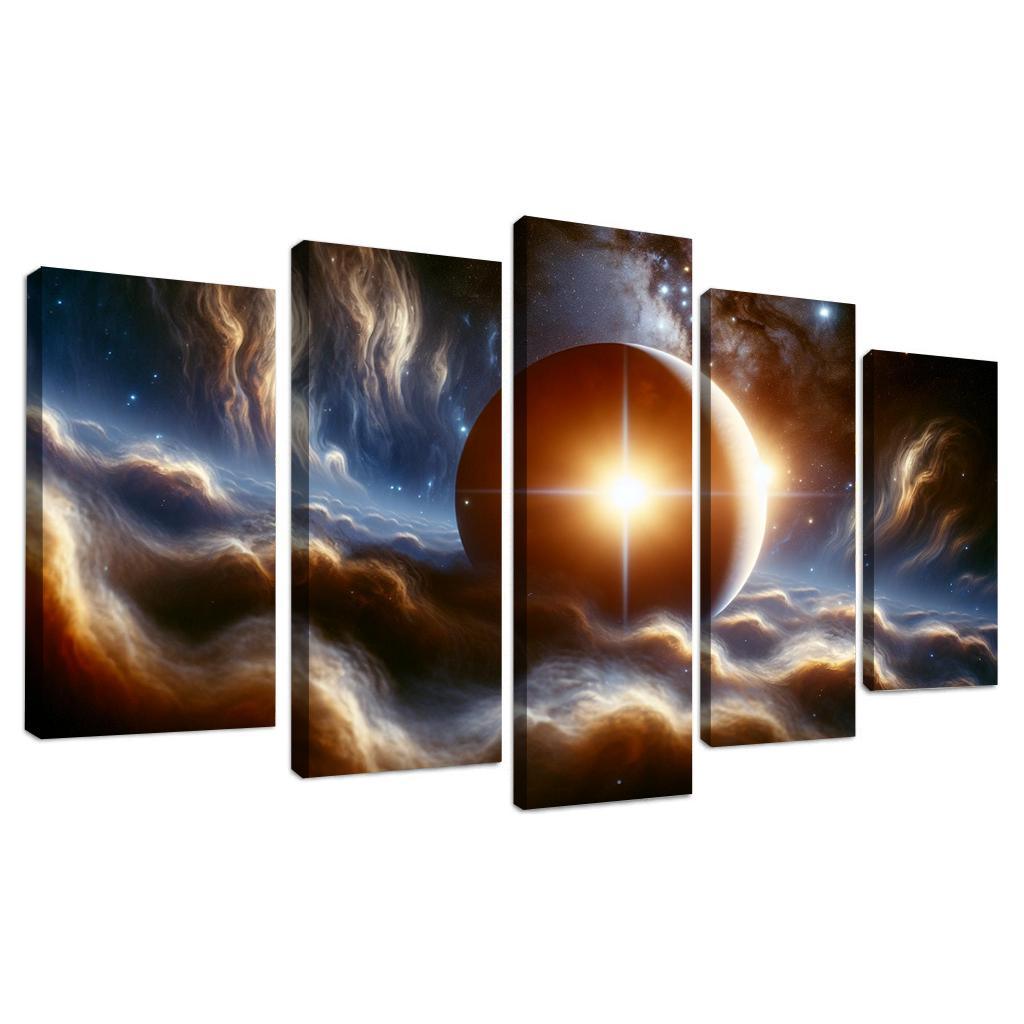 The Fascinating World Of Brown Dwarfs Abstract Paintings Frame