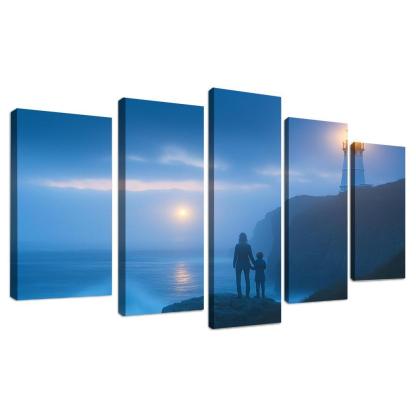 The Lighthouse Of Love Guiding Through Storms One-piece Frames