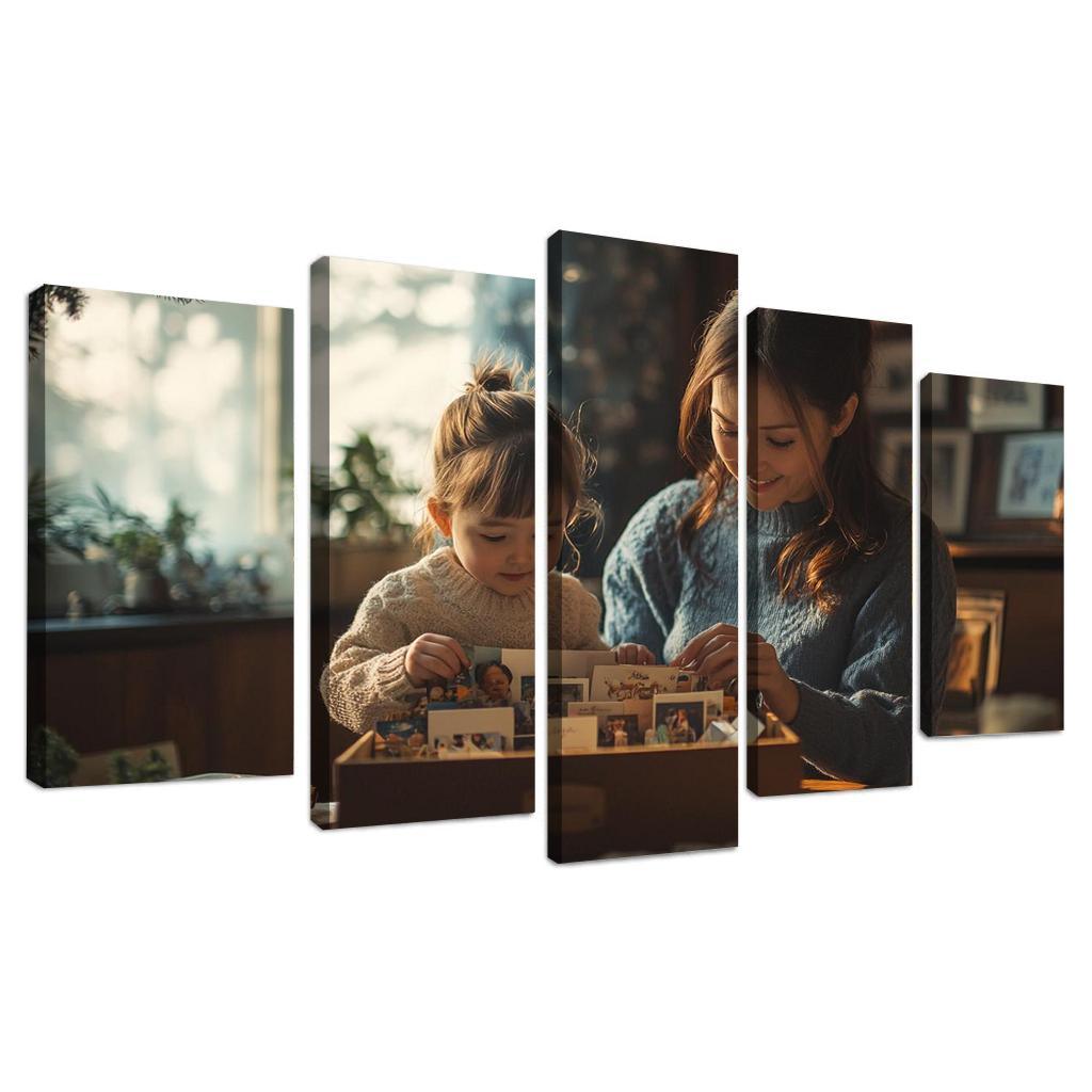 Treasured Moments A Mothers Keepsake Canvas Paintings Frame