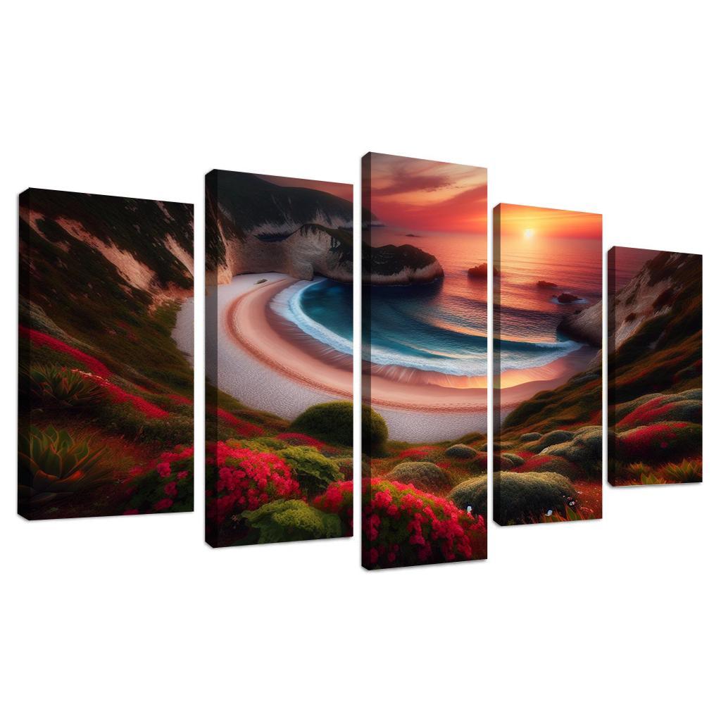 Crescent Moon Bay Custom Paintings Frame