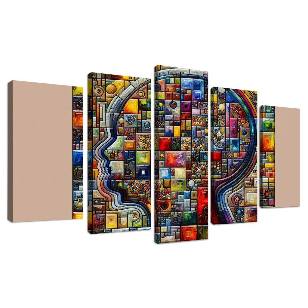 Mosaic Of The Mind Premium Artwork Frames