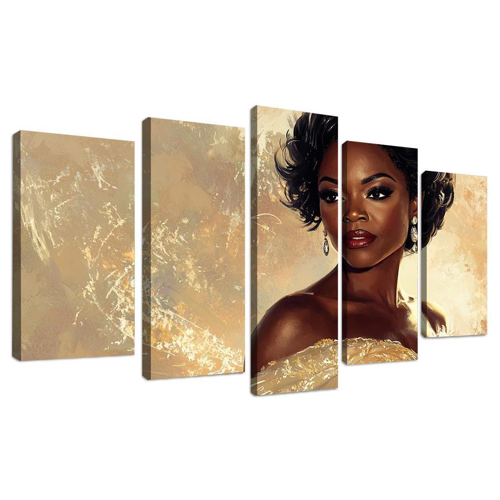 Viola Davis The Powerhouse Of Emotional Depth Framed Paintings