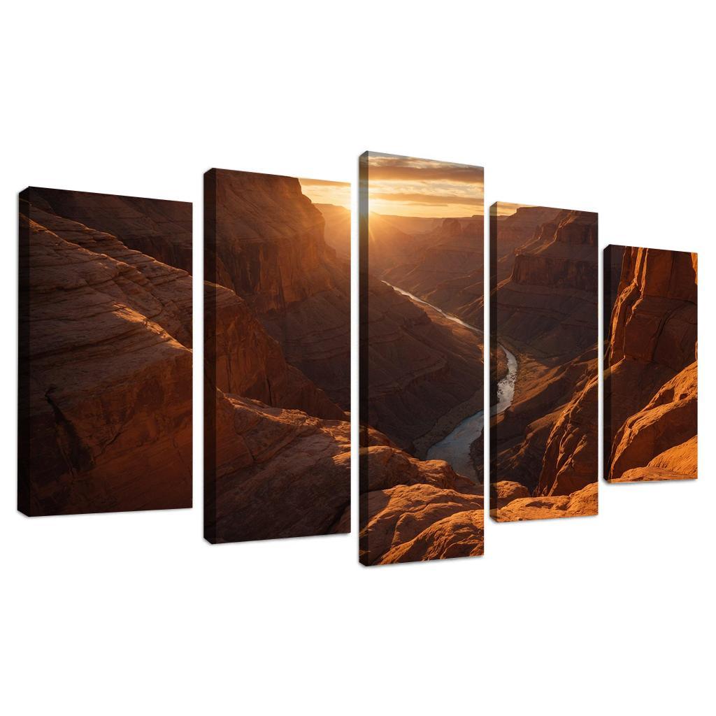 The Enigmatic Canyons Of Sunset Shadows Art Trends