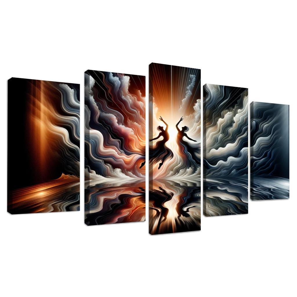 Dance Of Shadows And Light Premium Artwork Frames