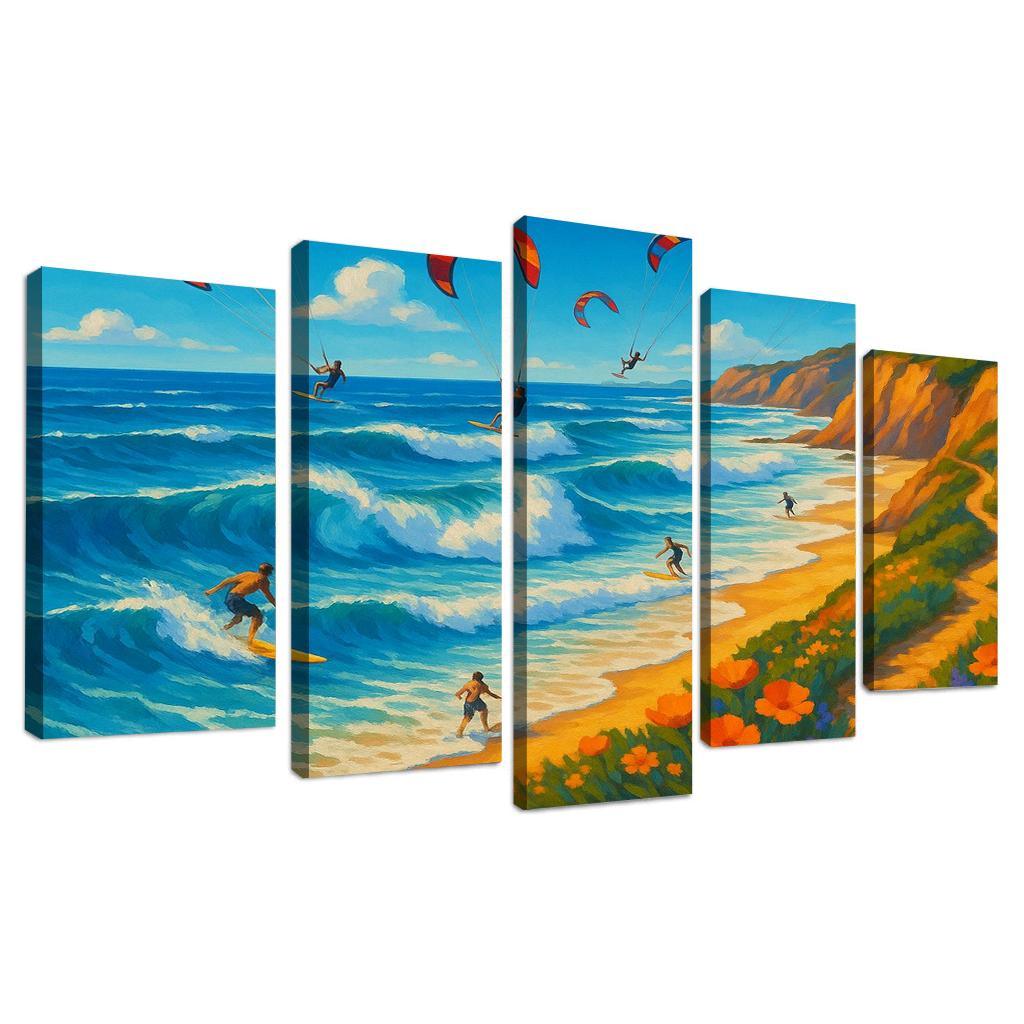 Azure Horizon Adventure Beach For Thrill Seekers One-piece Frames