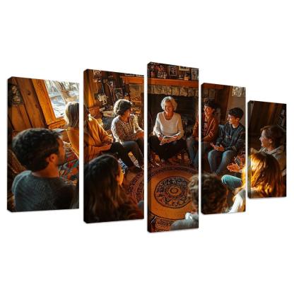 The Ties That Bind A Mothers Connection Canvas Paintings Frame