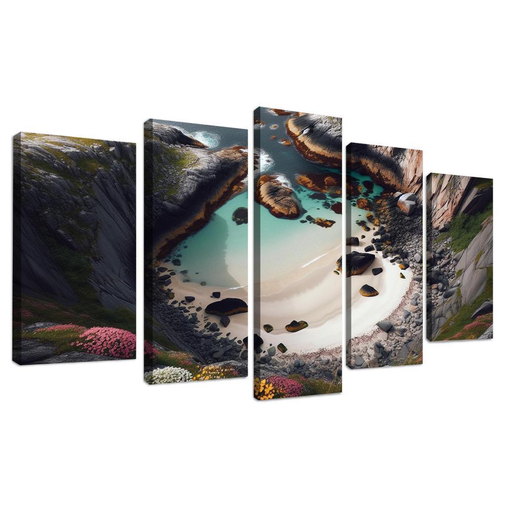 Hidden Gem Beach Premium Artwork Frames