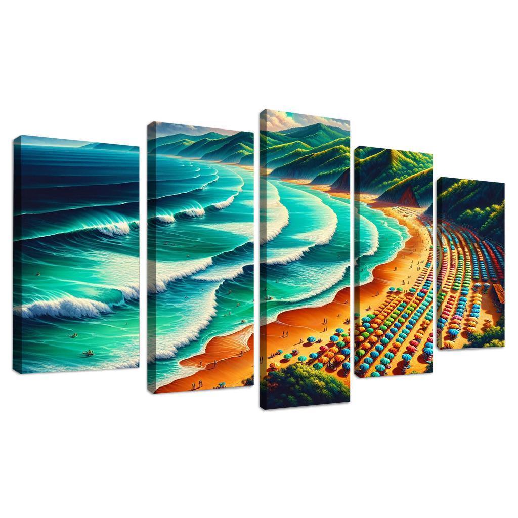 Emerald Isle Adventures Modern Paintings Frame