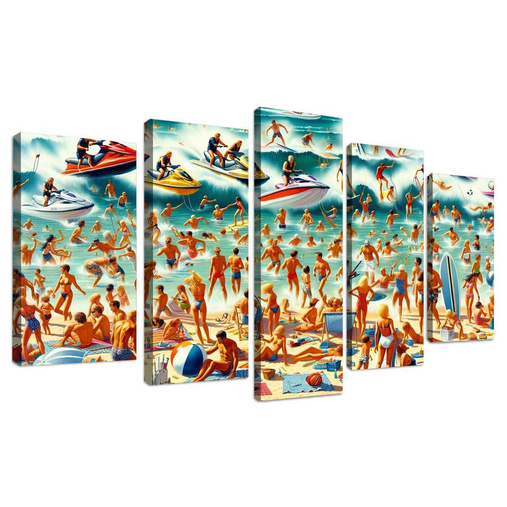 Adventure Cove Thrills On The Water Abstract Paintings Frame