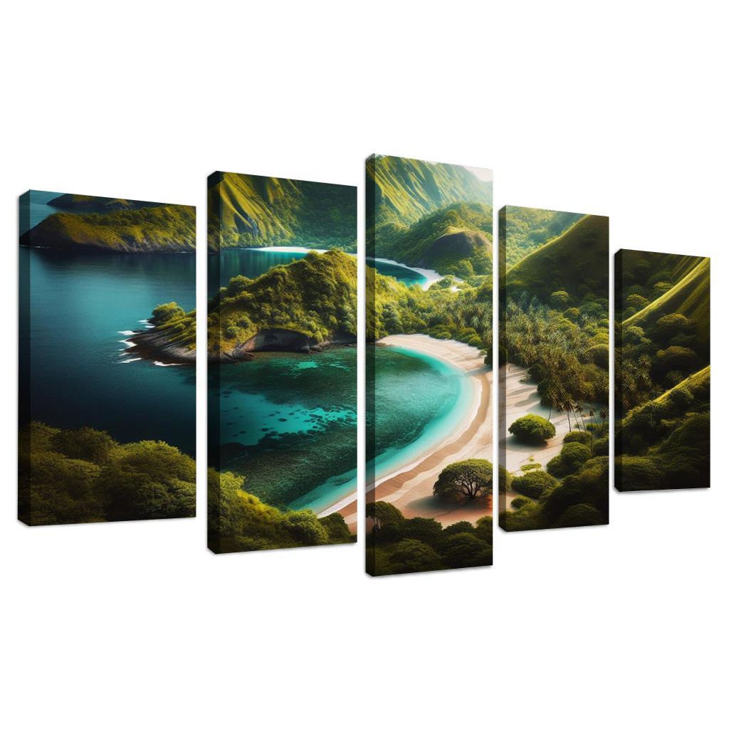 Natures Embrace Beach Premium Artwork Frames