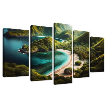 Natures Embrace Beach Premium Artwork Frames