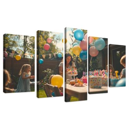 Moments Of Joy A Mothers Celebration Of Life Canvas Paintings Frame