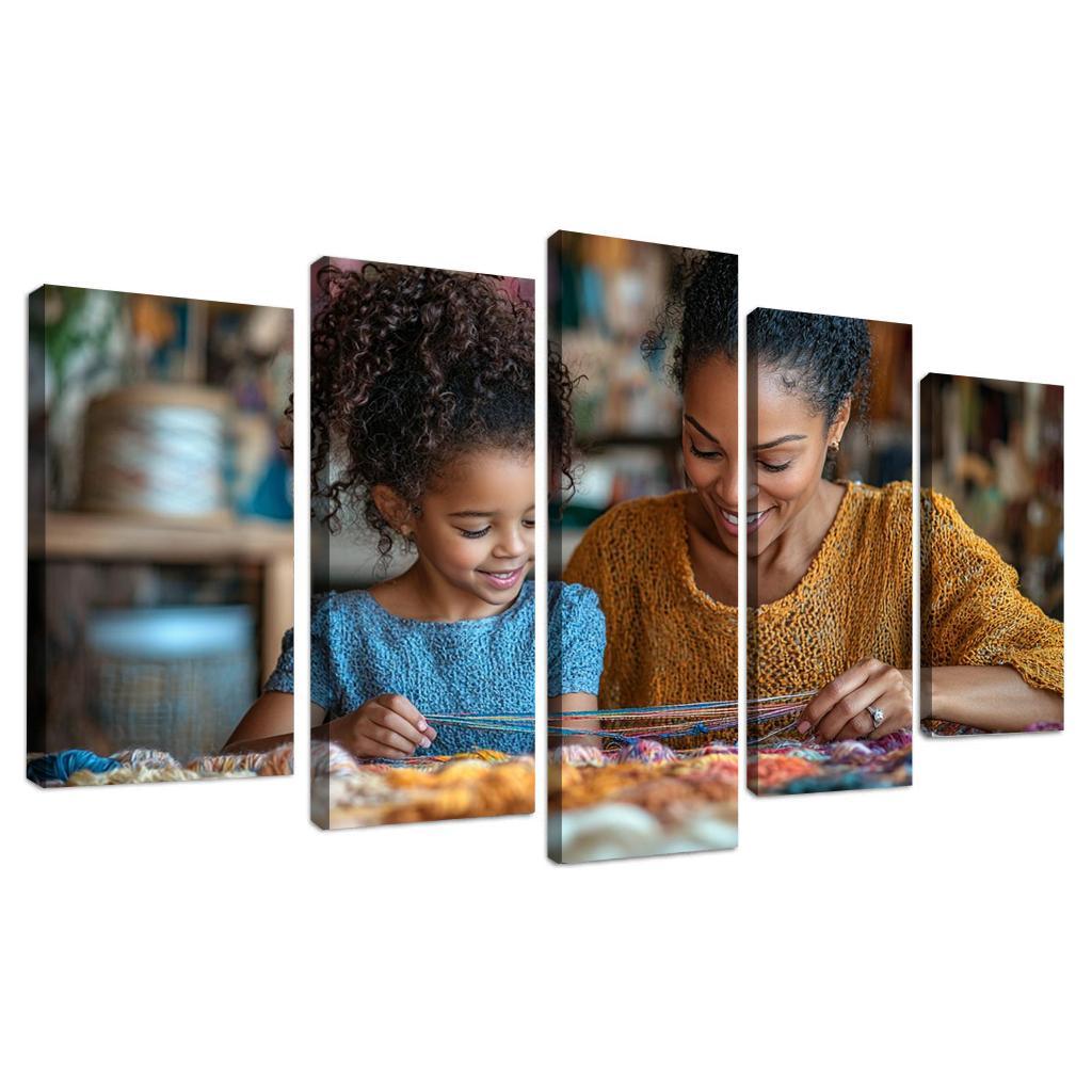 The Tapestry Of Love Weaving Memories Together Canvas Paintings Frame