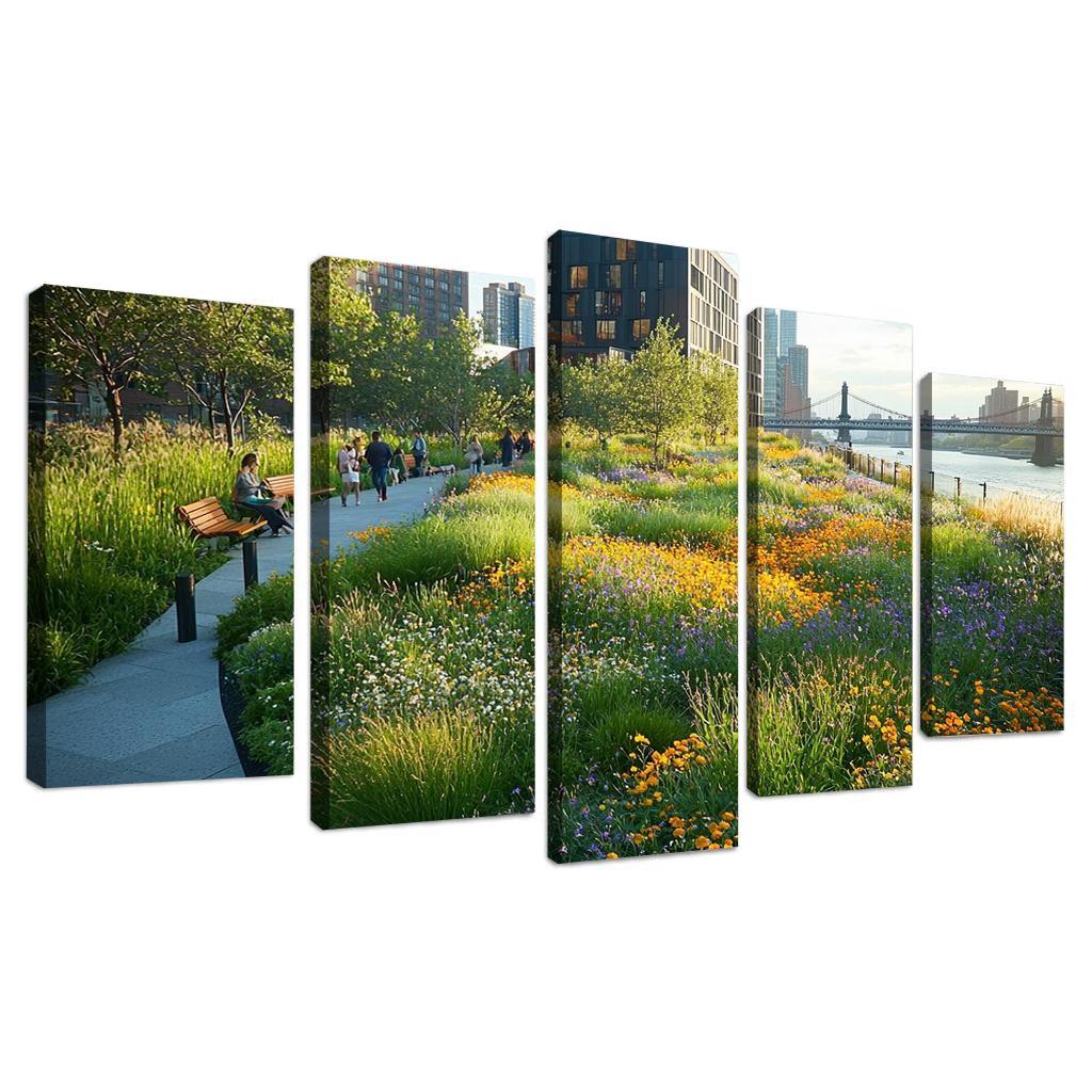 The High Line Abstract Paintings Frame
