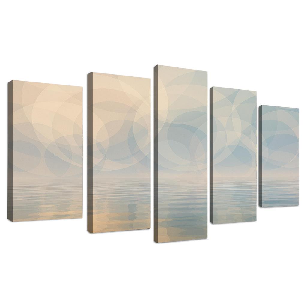 Harbor Of Infinite Reflections Premium Artwork Frames