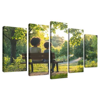 Embracing Change A Mothers Strength In Transition Canvas Paintings Frame