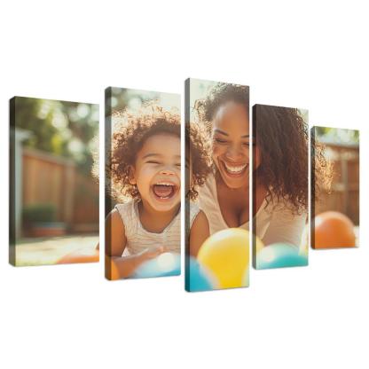 Echoes Of Laughter Celebrating Joy Custom Paintings Frame