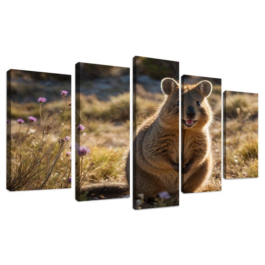 The Exotic Quokka On Australia's Rottnest Island Framed Paintings