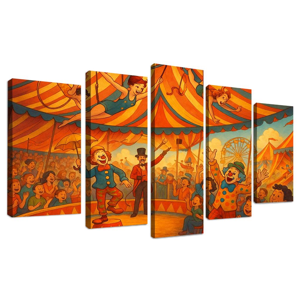Circus Carnival - Fun Fair Adventure Framed Paintings