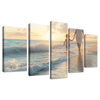 Embracing Change A Mothers Support Through Transitions Canvas Paintings Frame