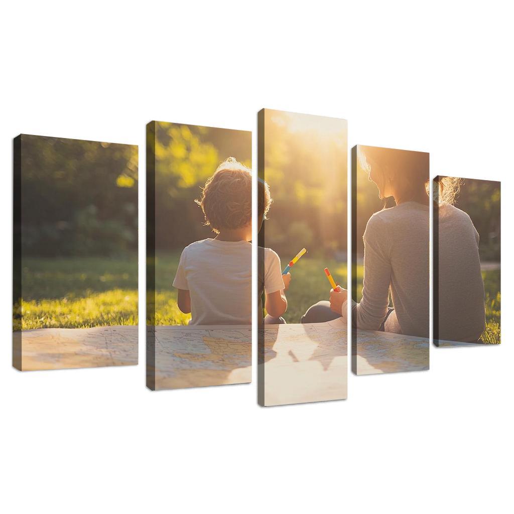 The Map Of Memories Navigating A Mothers Love One-piece Frames