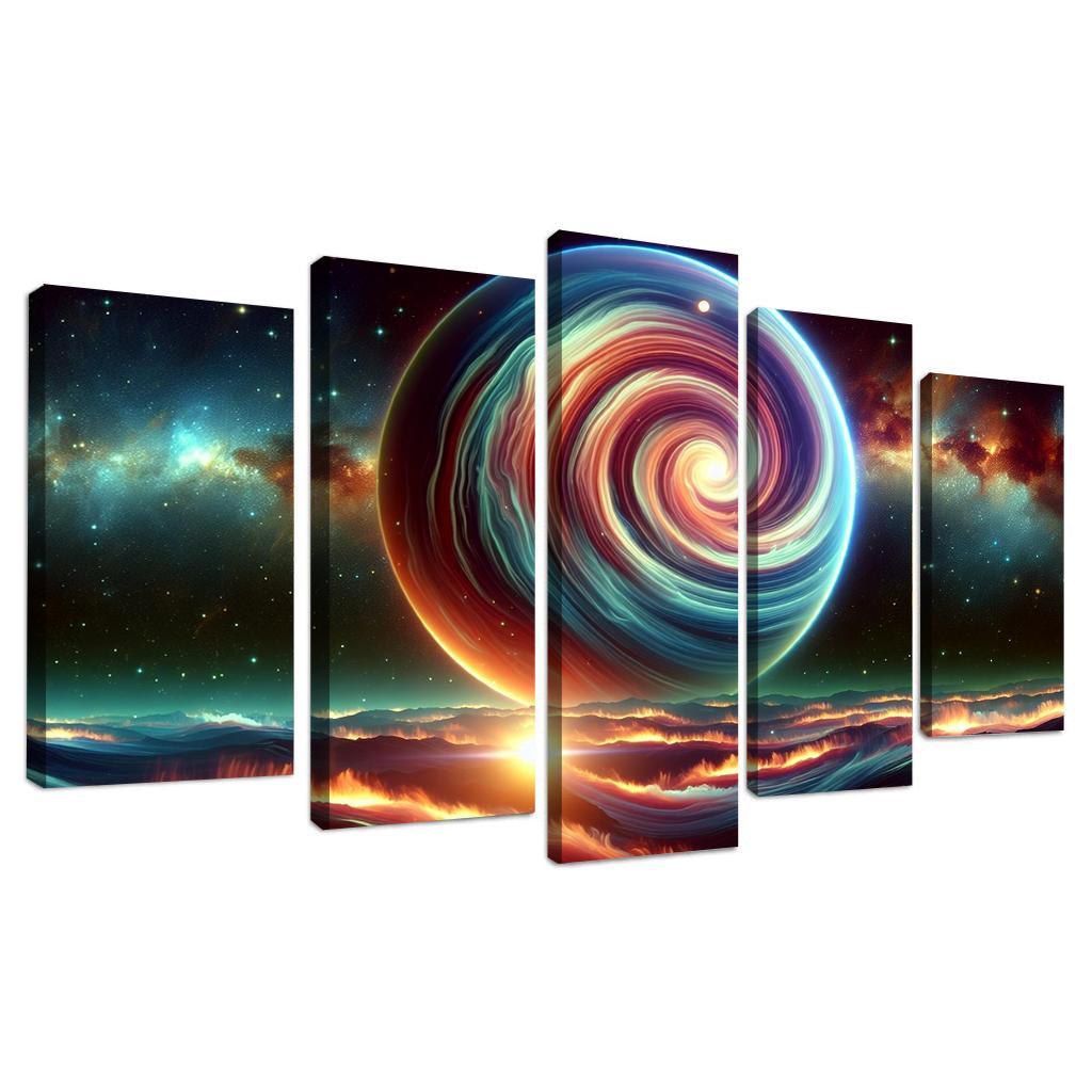 The Hidden World Of Gas Giants Abstract Paintings Frame