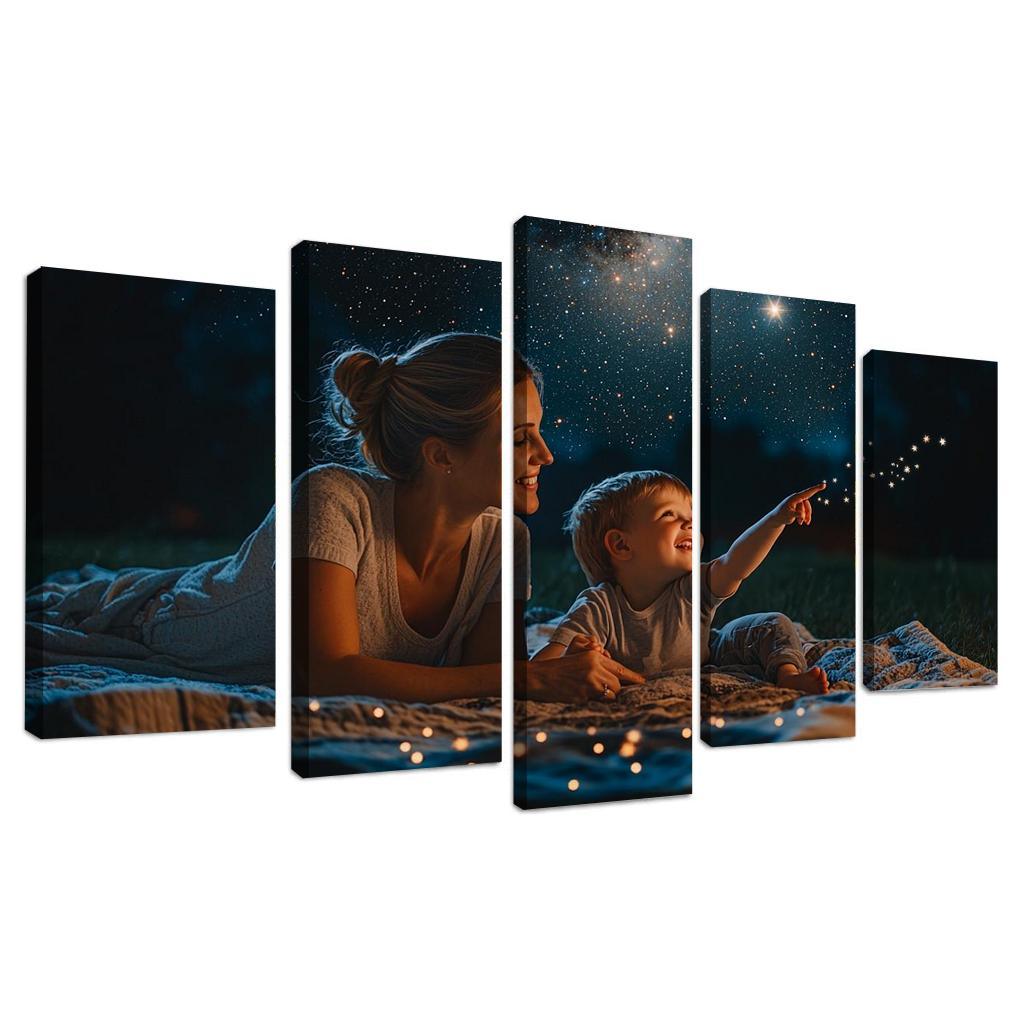 The Star In The Sky A Mothers Guidance Custom Paintings Frame