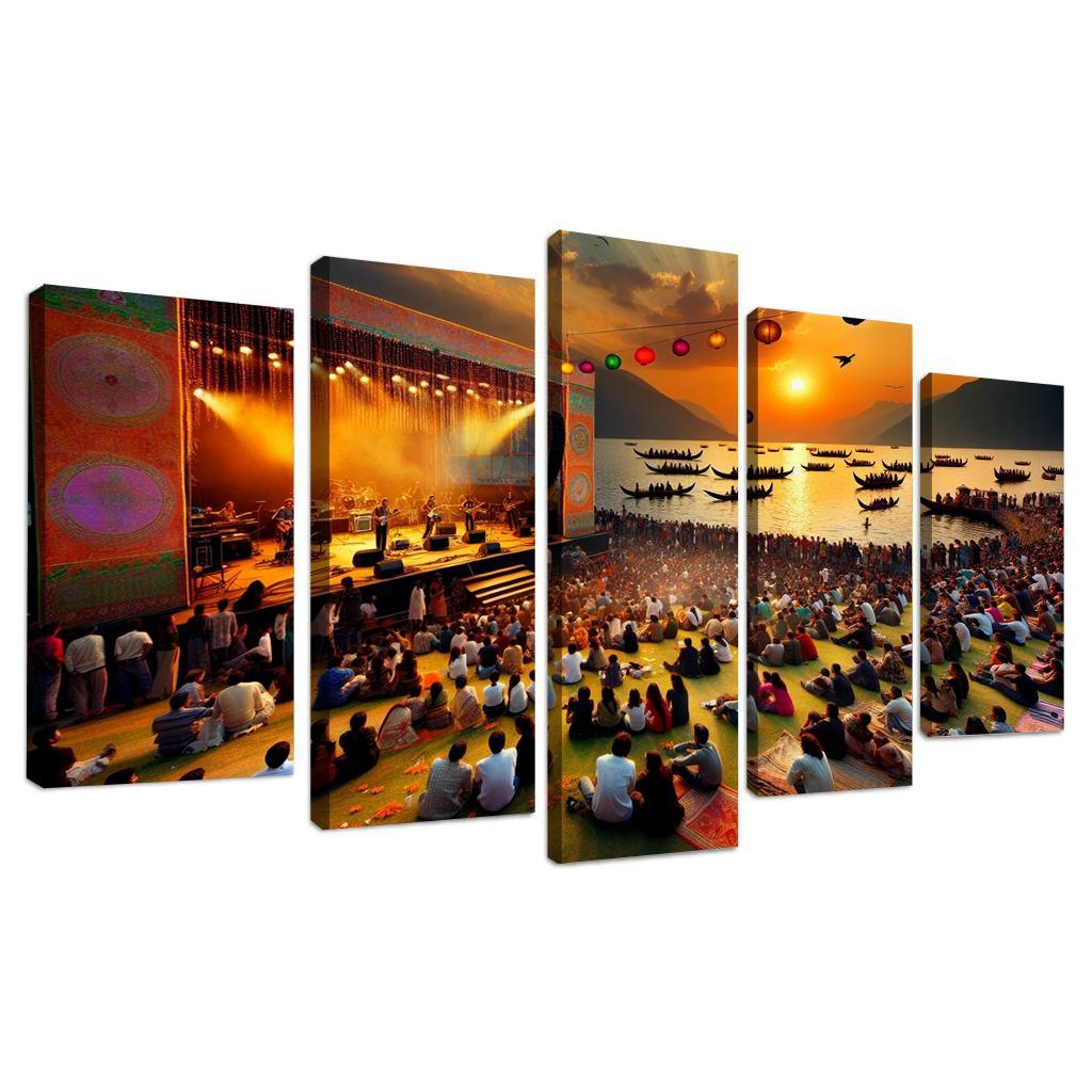 Montreux Jazz Festival - Switzerland Framed Paintings