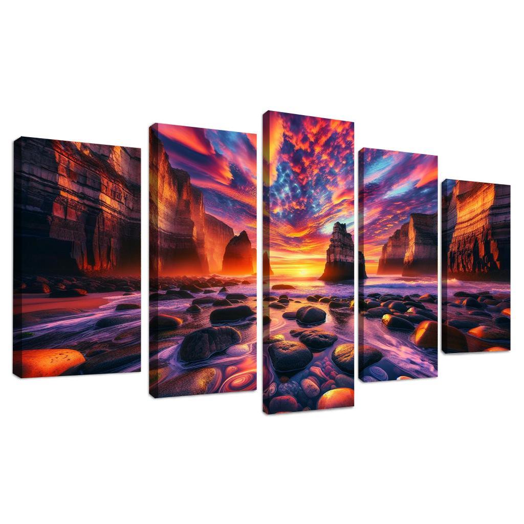 Sunset Cliffs A Photographer's Dream Custom Paintings Frame