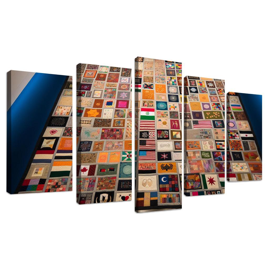 Stitching Together Lives The Impact Of Refugee Crises Custom Paintings Frame