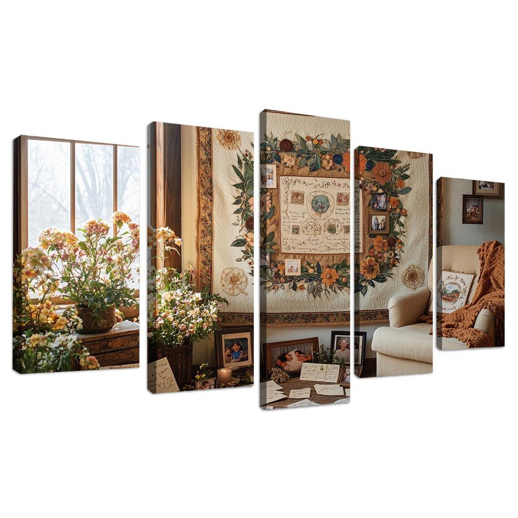 Woven Together A Tapestry Of Memories Canvas Paintings Frame